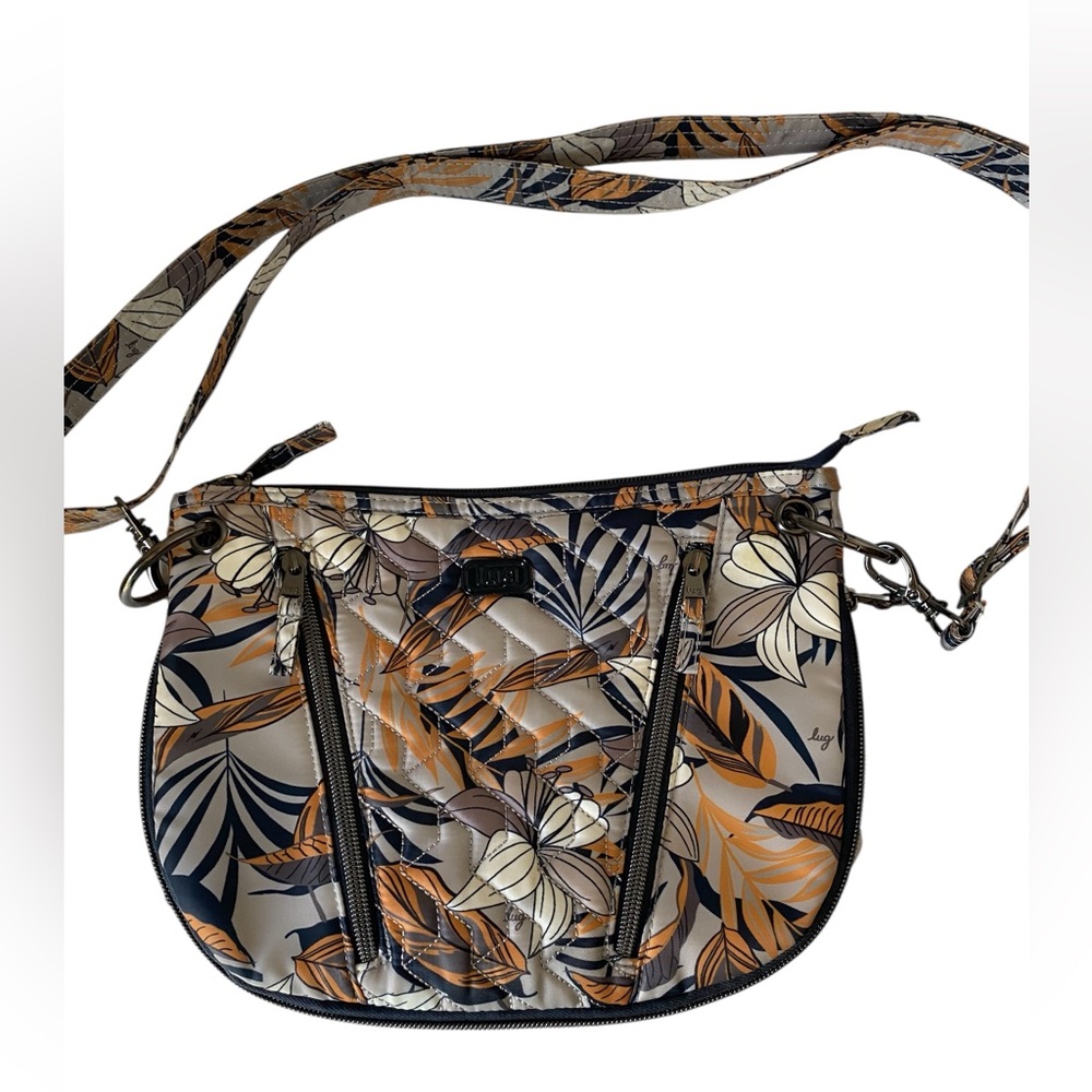 Lug Swivel Crossbody Bag Lilly Gray